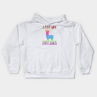 I Got My Dipllama Kids Hoodie